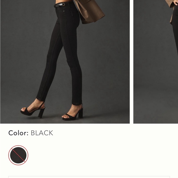 Paige Hoxton Jeans. Black. Size 30. - Picture 2 of 9